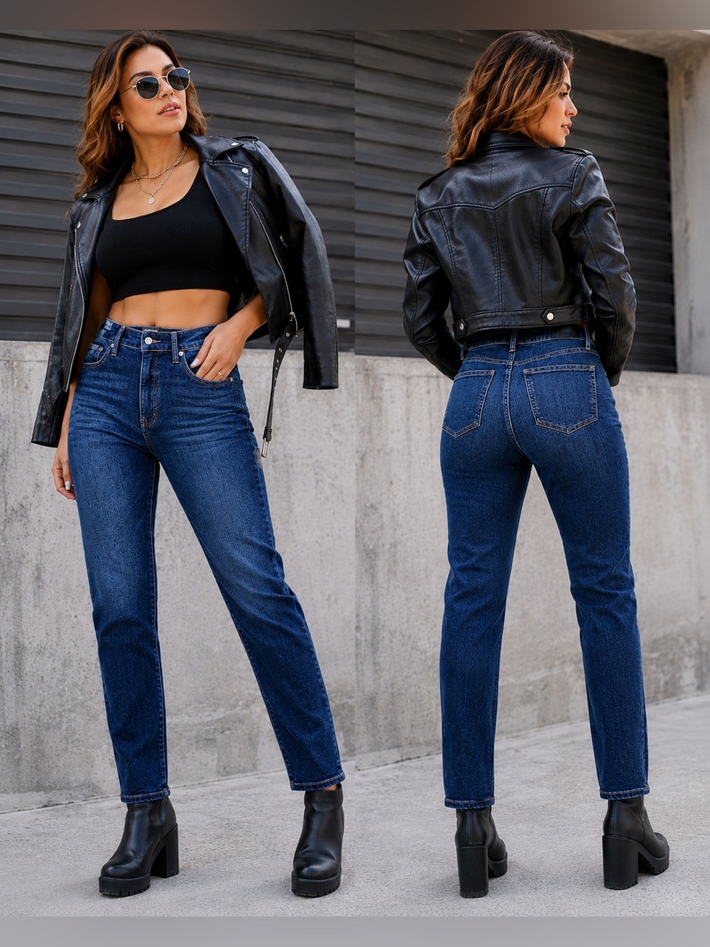 EXPRESS Straight Ankle High Rise Hyper Stretch Jeans NWT